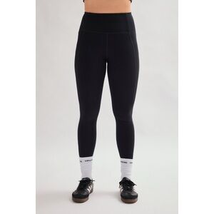 Girlfriend Collective Black Leggings Four Way Stretch Activewear Minimal Gym